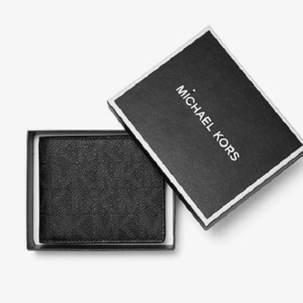 Michael Kors Jet Set Men's Pass Case 2pc Wallet
